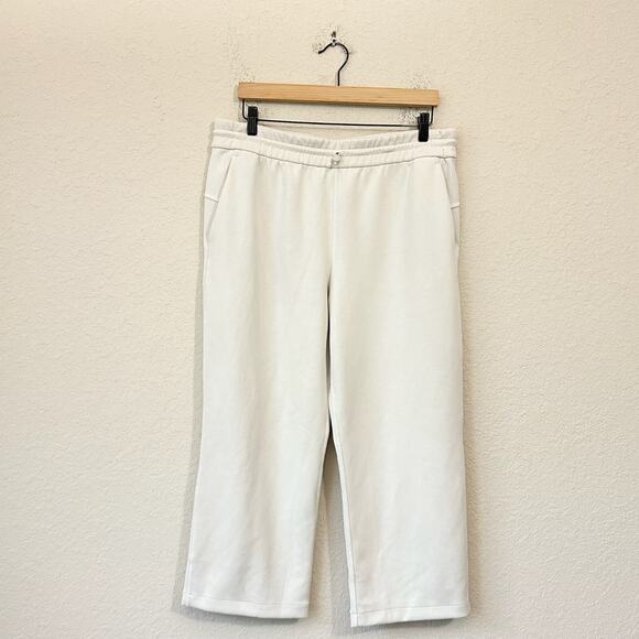 lululemon athletica Pants - LULULEMON Softstreme Pants Ivory Cropped Relaxed Straight High Rise
